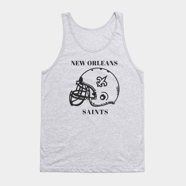 New Orleans Saints Football Tank Top by info@dopositive.co.uk